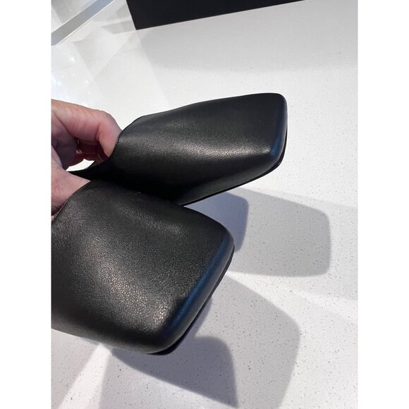 Mansur Gavriel Square Toe black leather Slingback Flat (Women) shoes size 40 - Picture 11 of 11